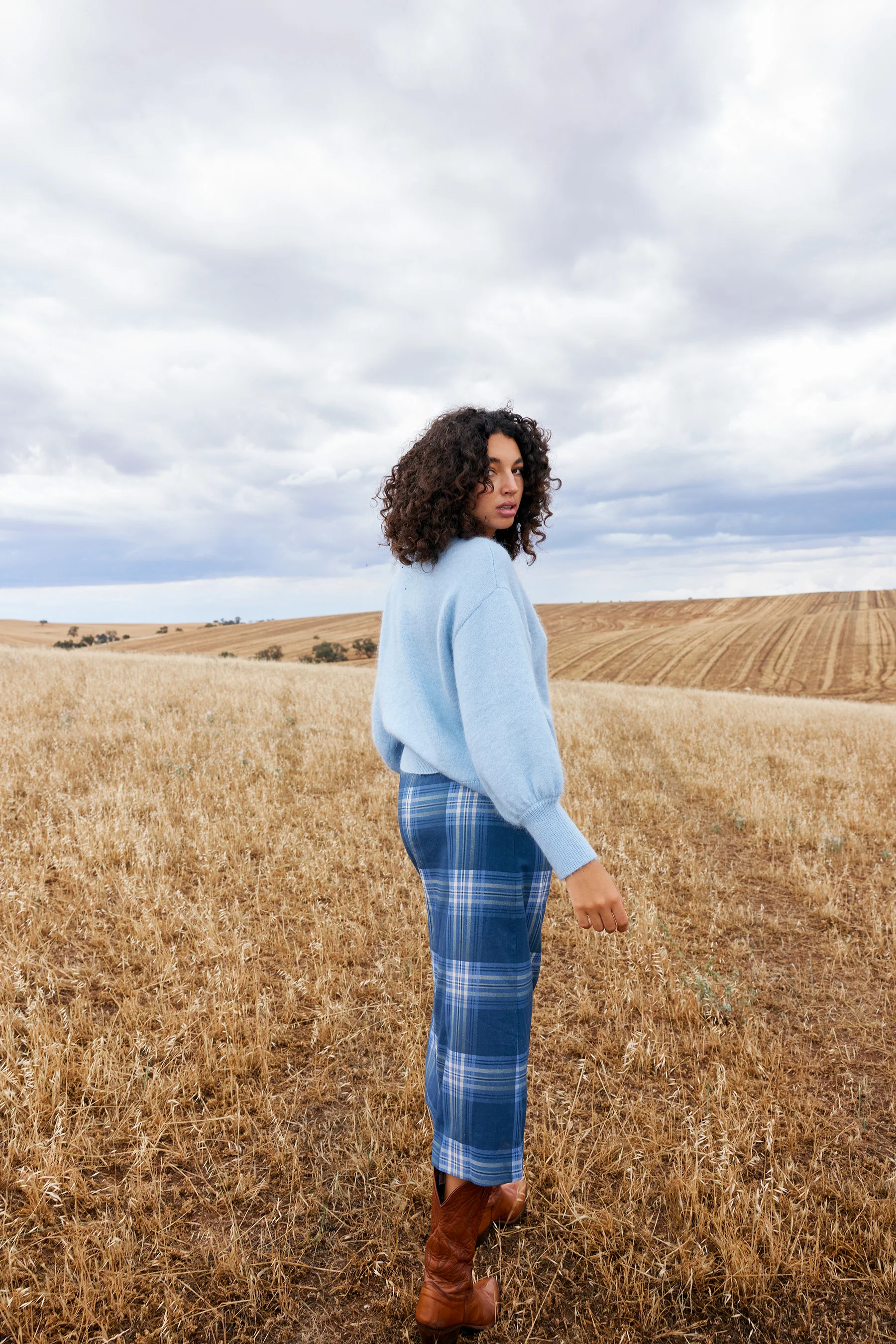 AGNES CARDI IN CERULEAN - Image 3