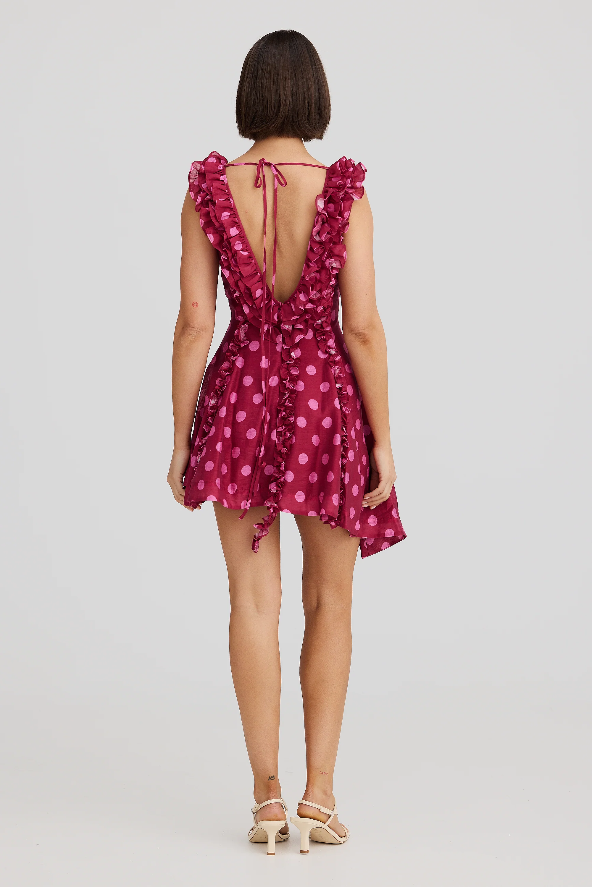 BIANCA DRESS REDCURRENT DOT - Image 5