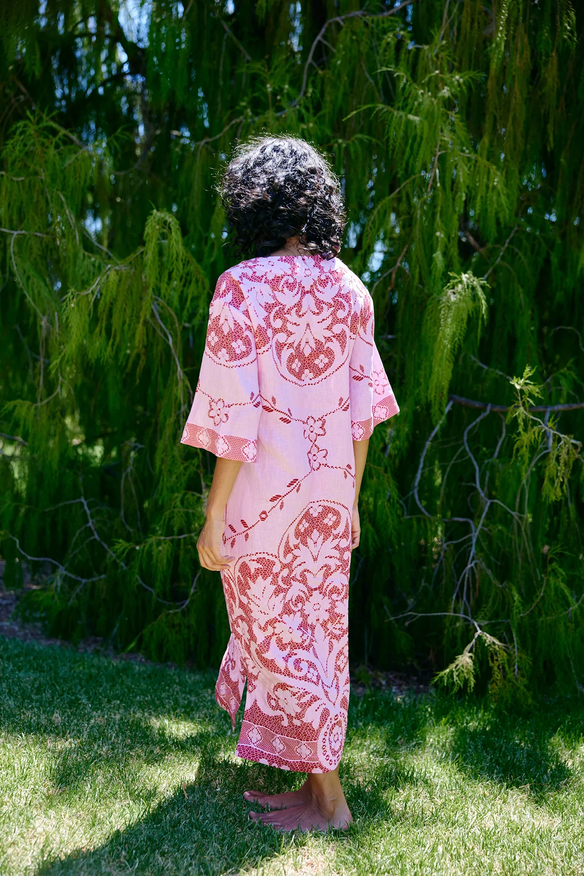 BRIDGET DRESS MAGENTA - Image 4