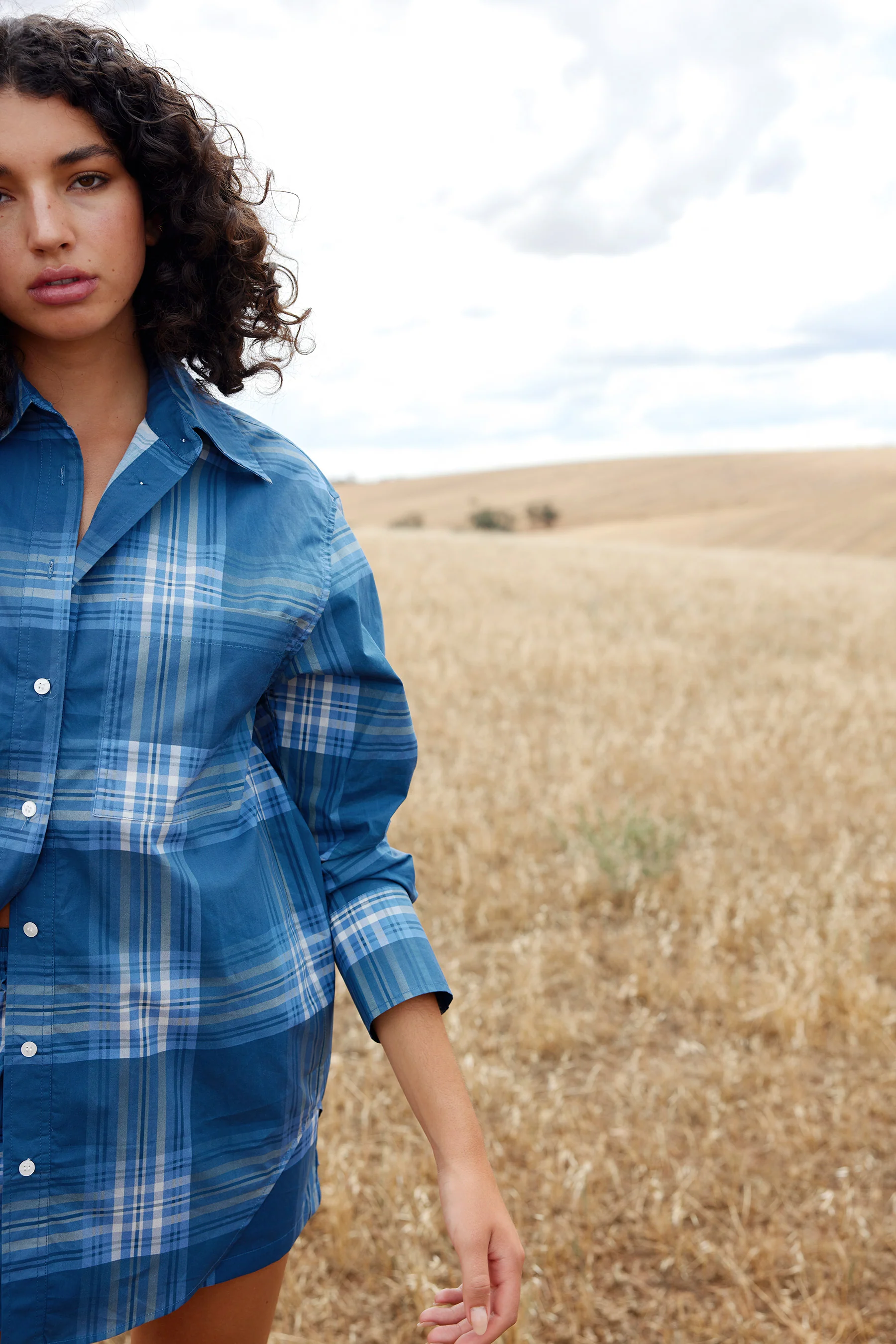 BUDDY SHIRT IN INDIGO PLAID - Image 4