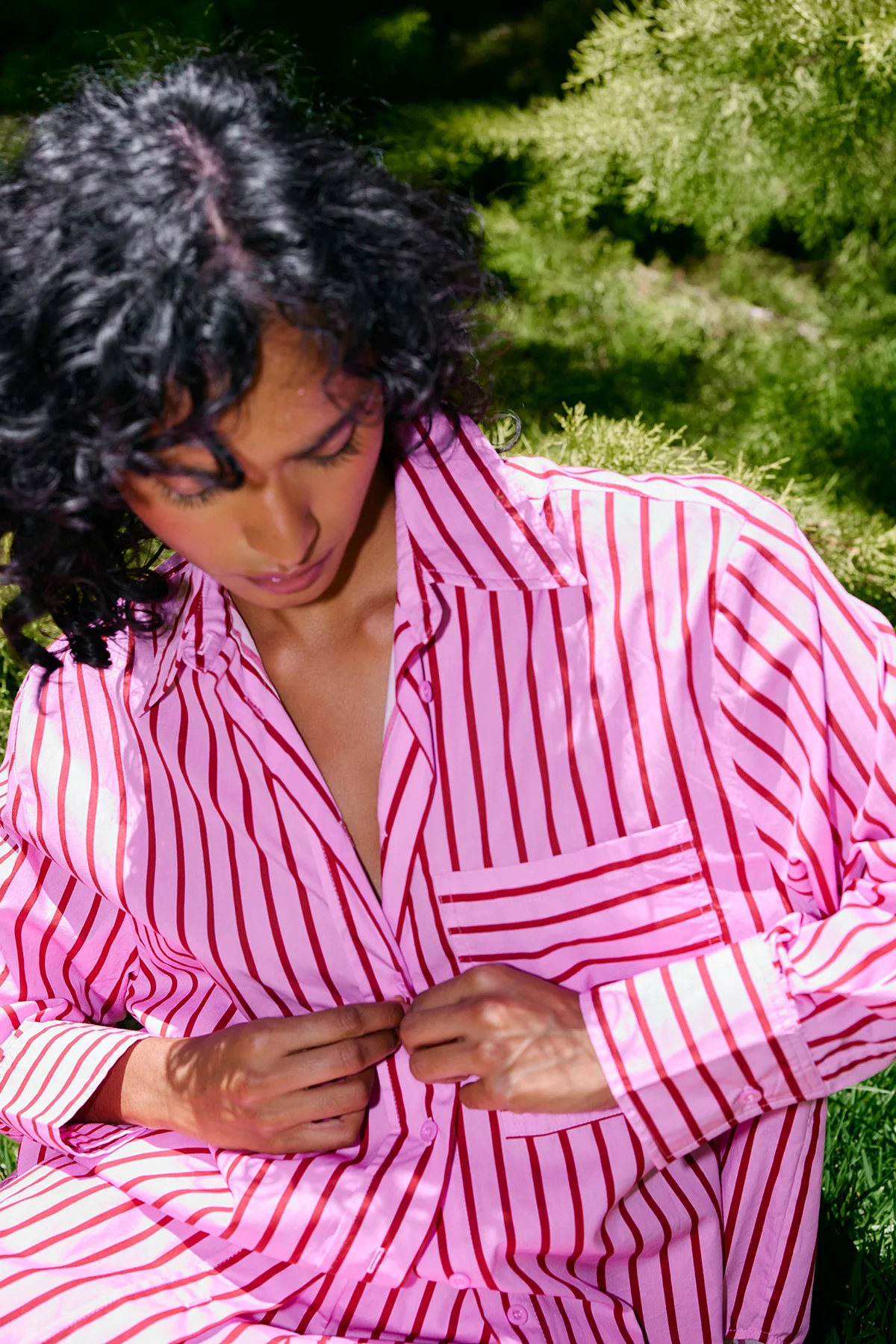 BUDDY SHIRT MAGENTA STRIPE - Image 3