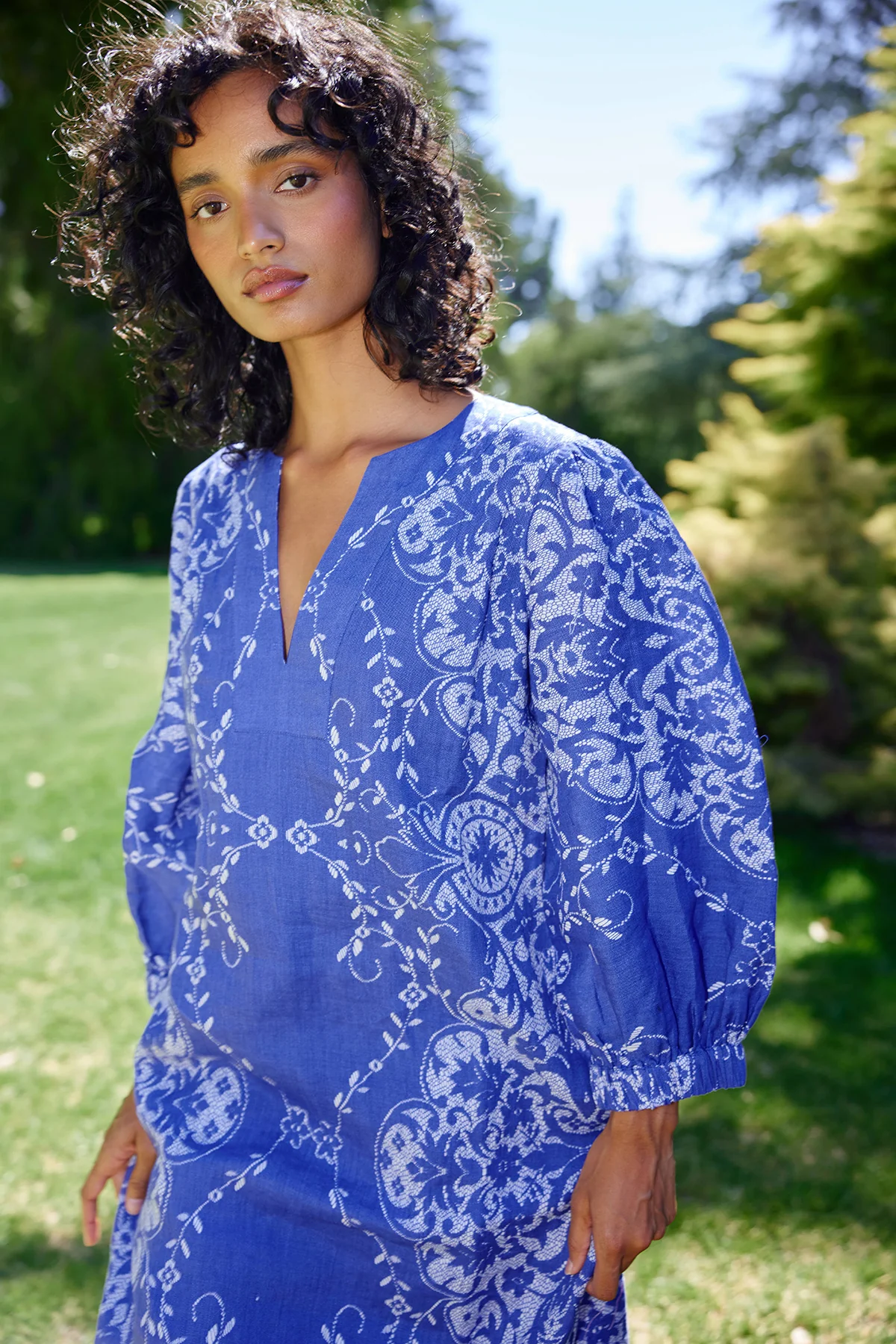 DORIS DRESS ROYAL ANTIQUE - Image 3