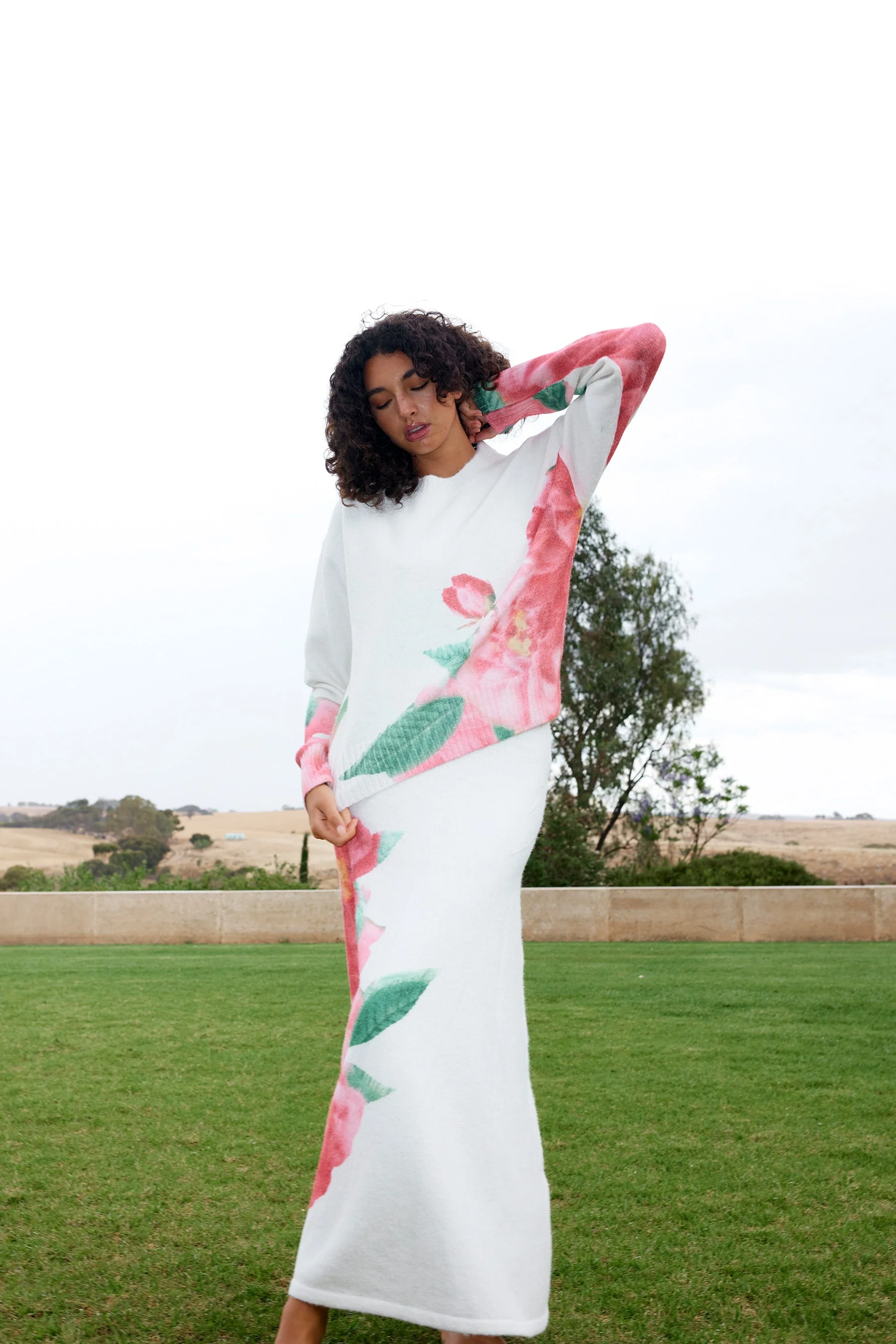 EDITH JUMPER IN ANTIQUE ROSE - Image 3