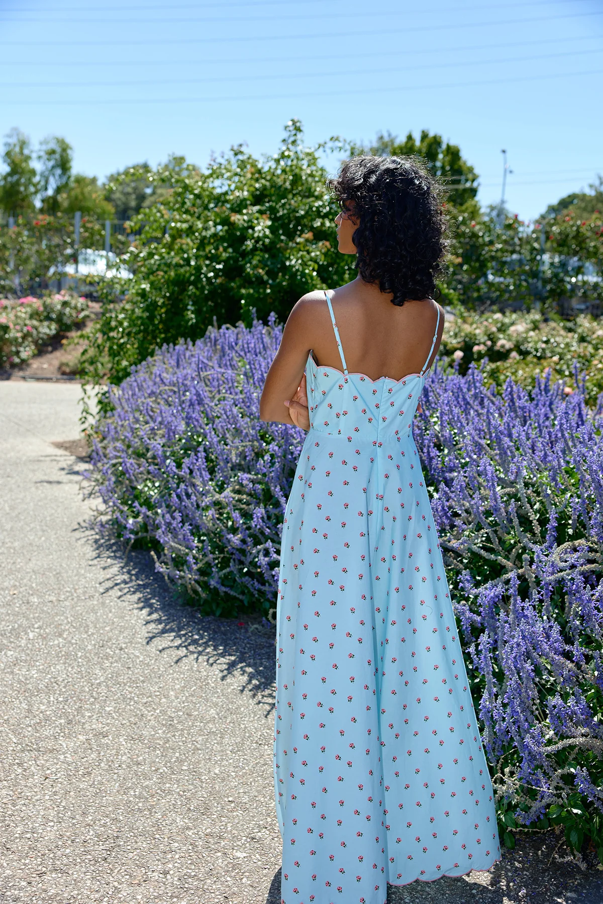 ELENA DRESS ARCTIC ROSE - Image 3