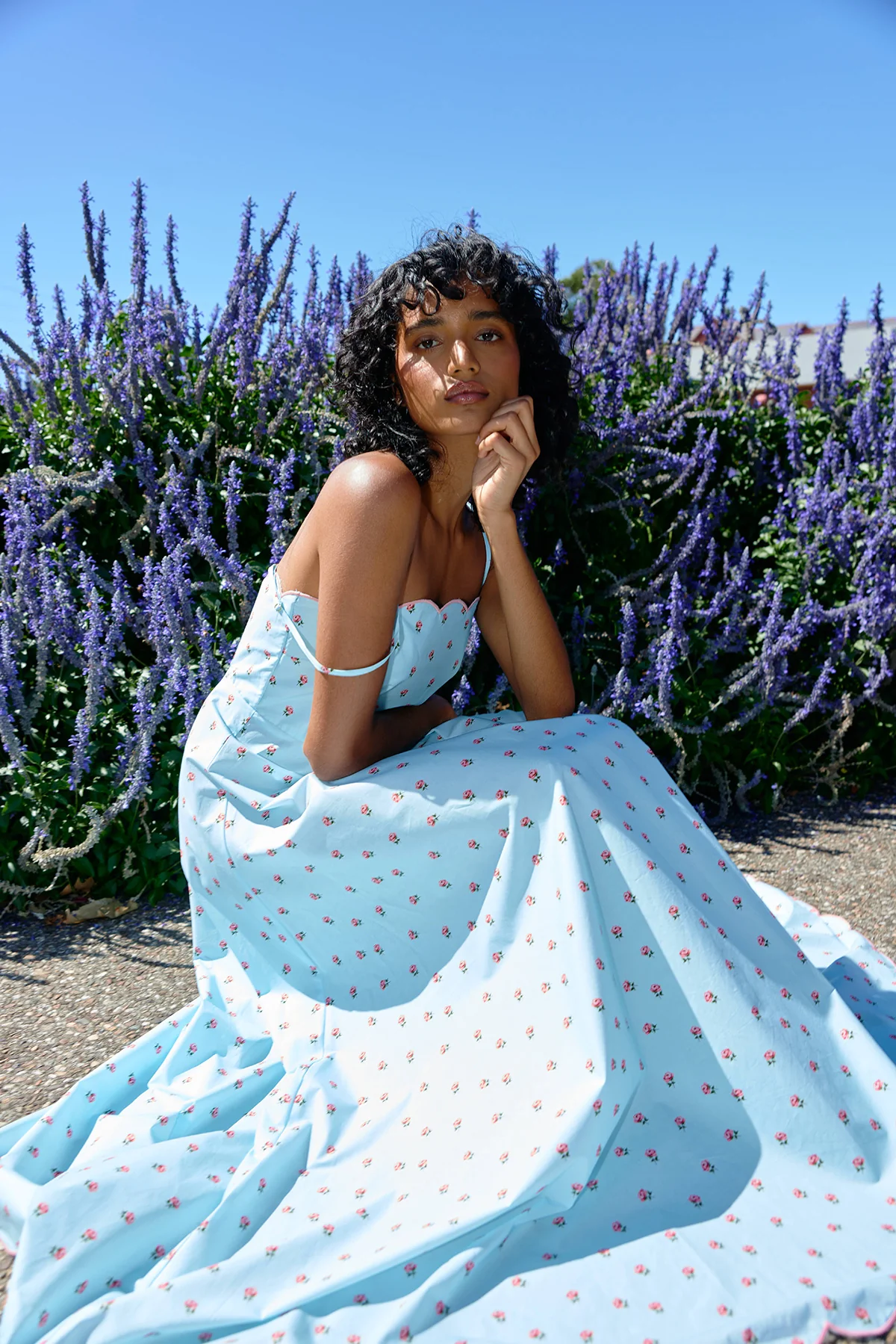 ELENA DRESS ARCTIC ROSE - Image 4