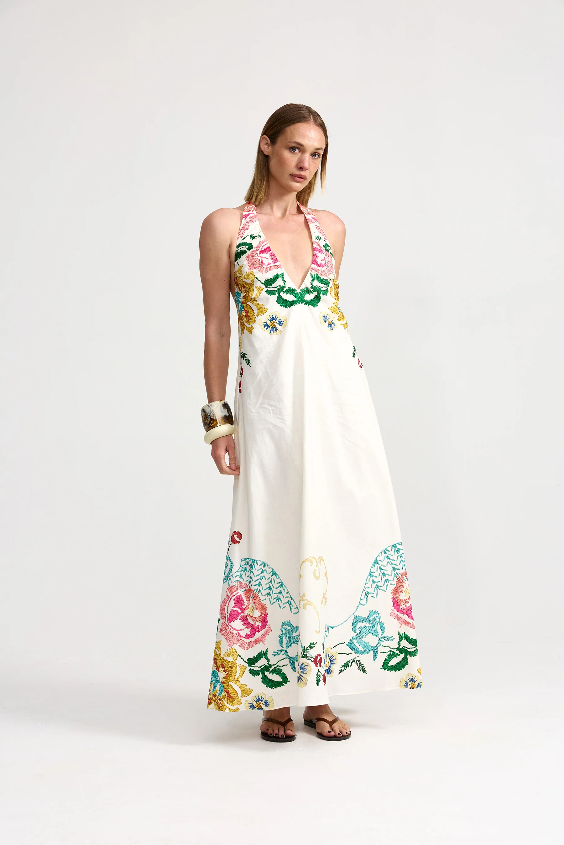 FAYE DRESS ANTIQUE BOUQUET - Image 4