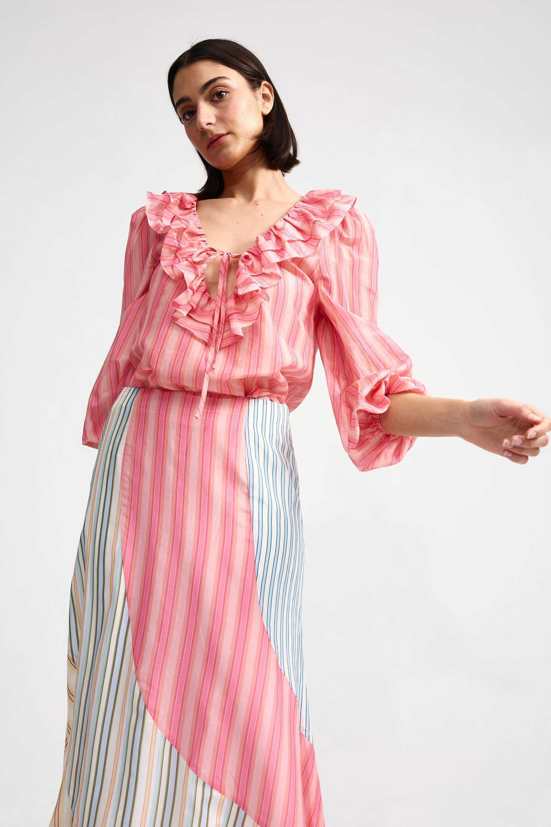 FILLY BLOUSE SORBET STRIPE - Image 4