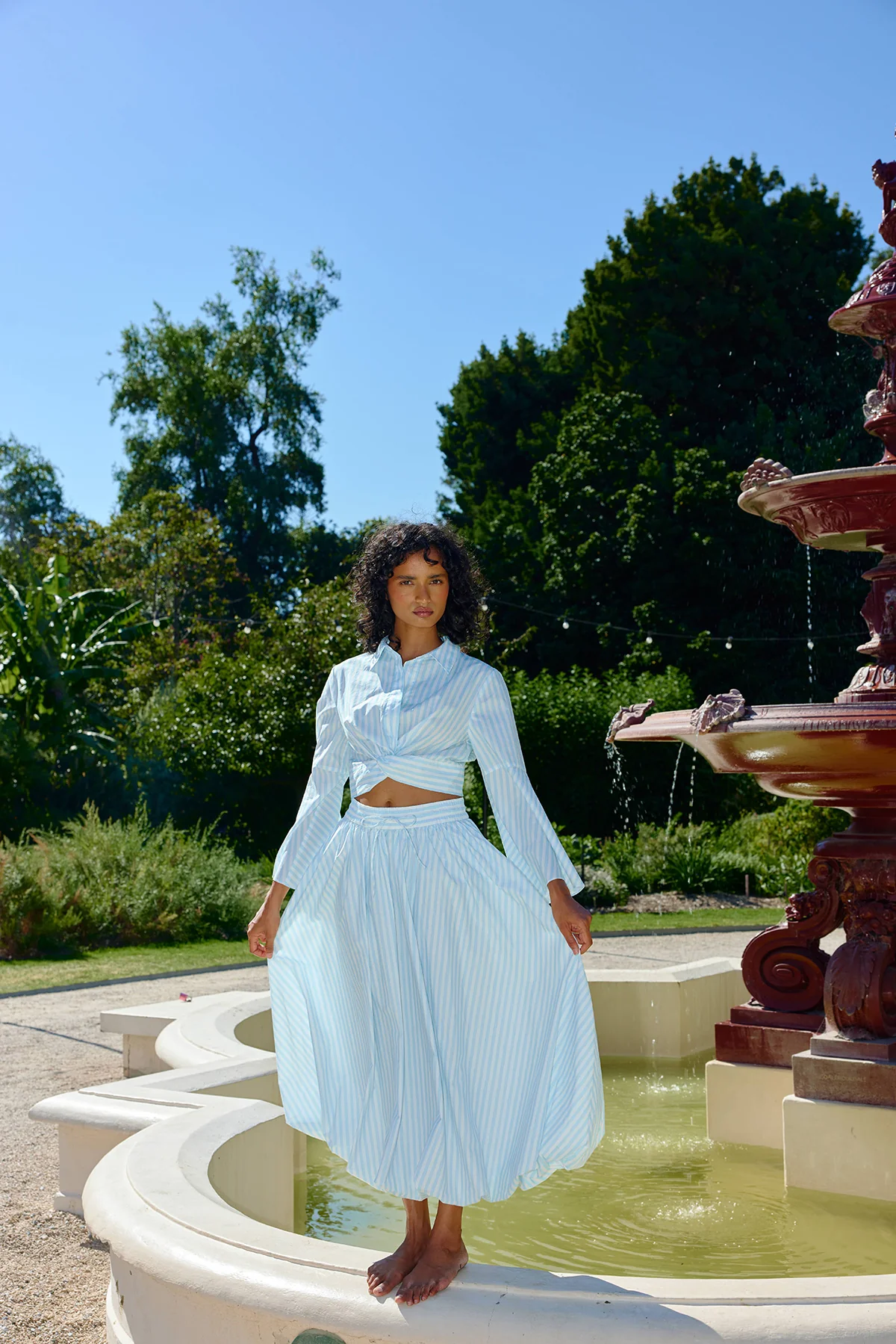 GEMMA SKIRT ARCTIC STRIPE - Image 3