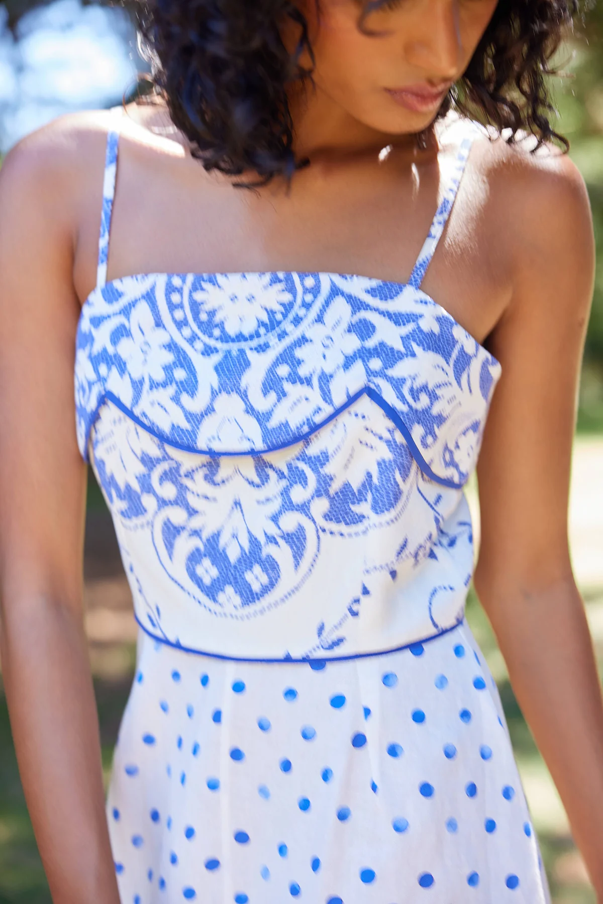 HATTIE DRESS ROYAL ANTIQUE - Image 4