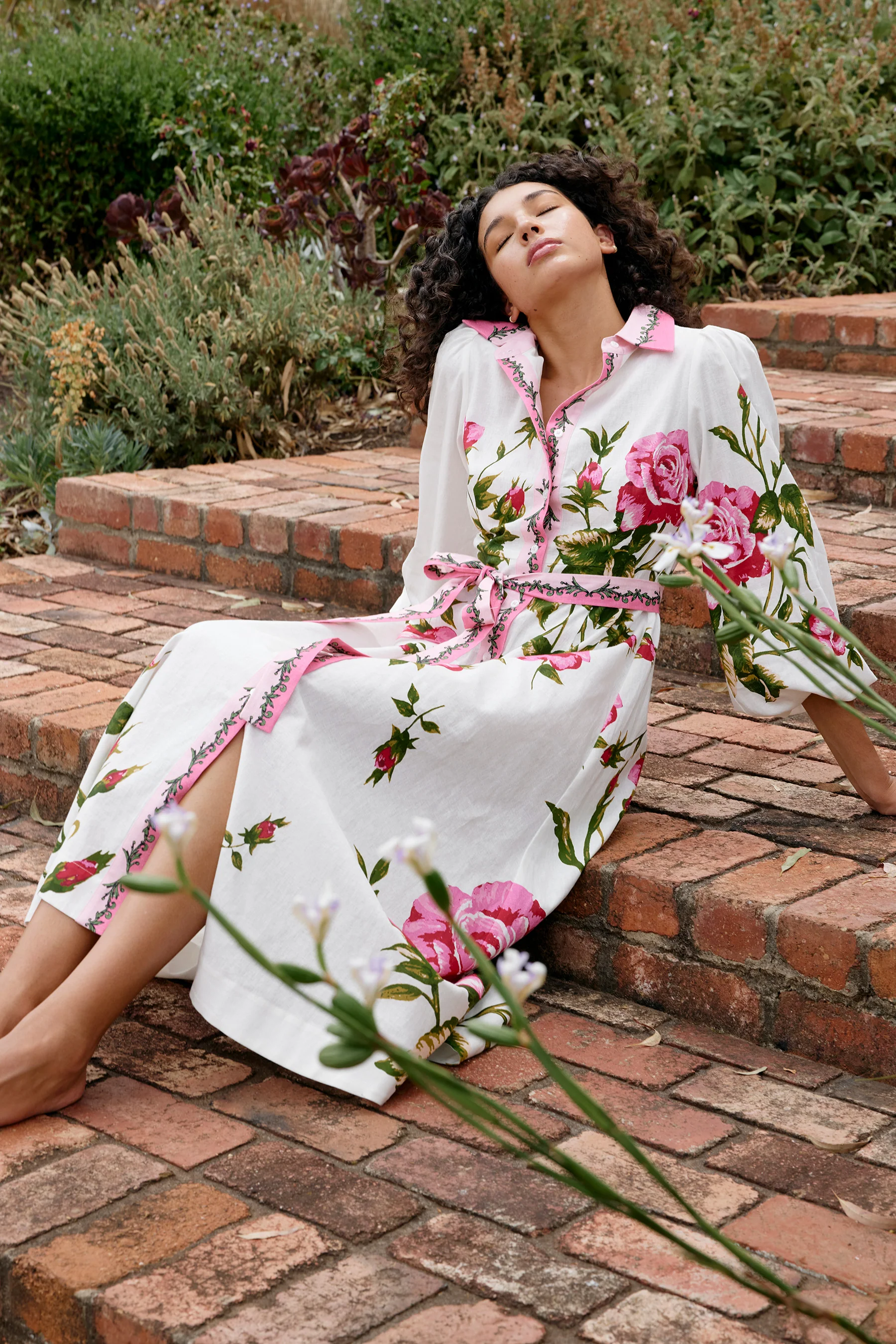 LUCILLE DRESS IN ANTIQUE ROSE - Image 4