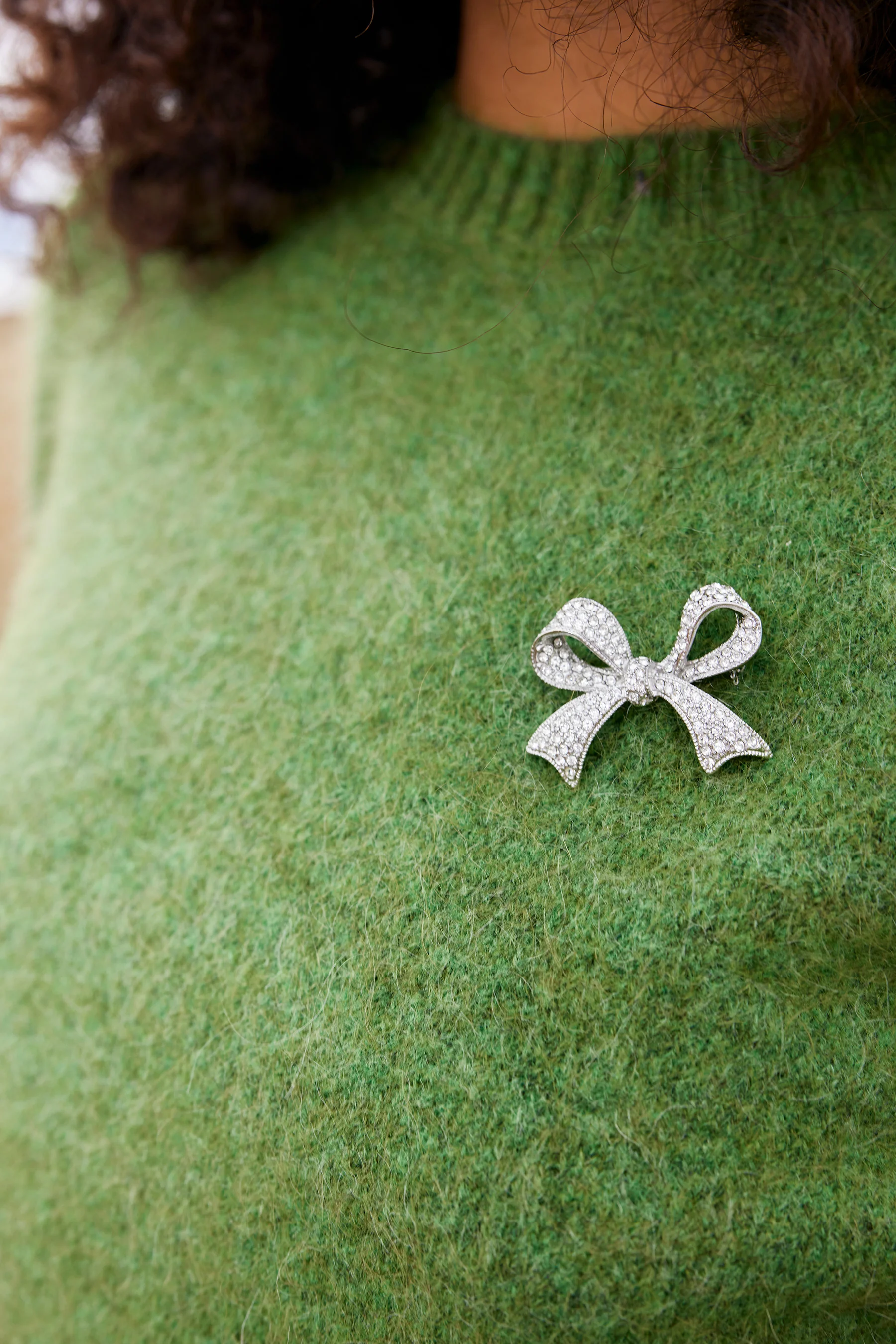 MAUDE KNIT JUMPER IN FOREST - Image 4