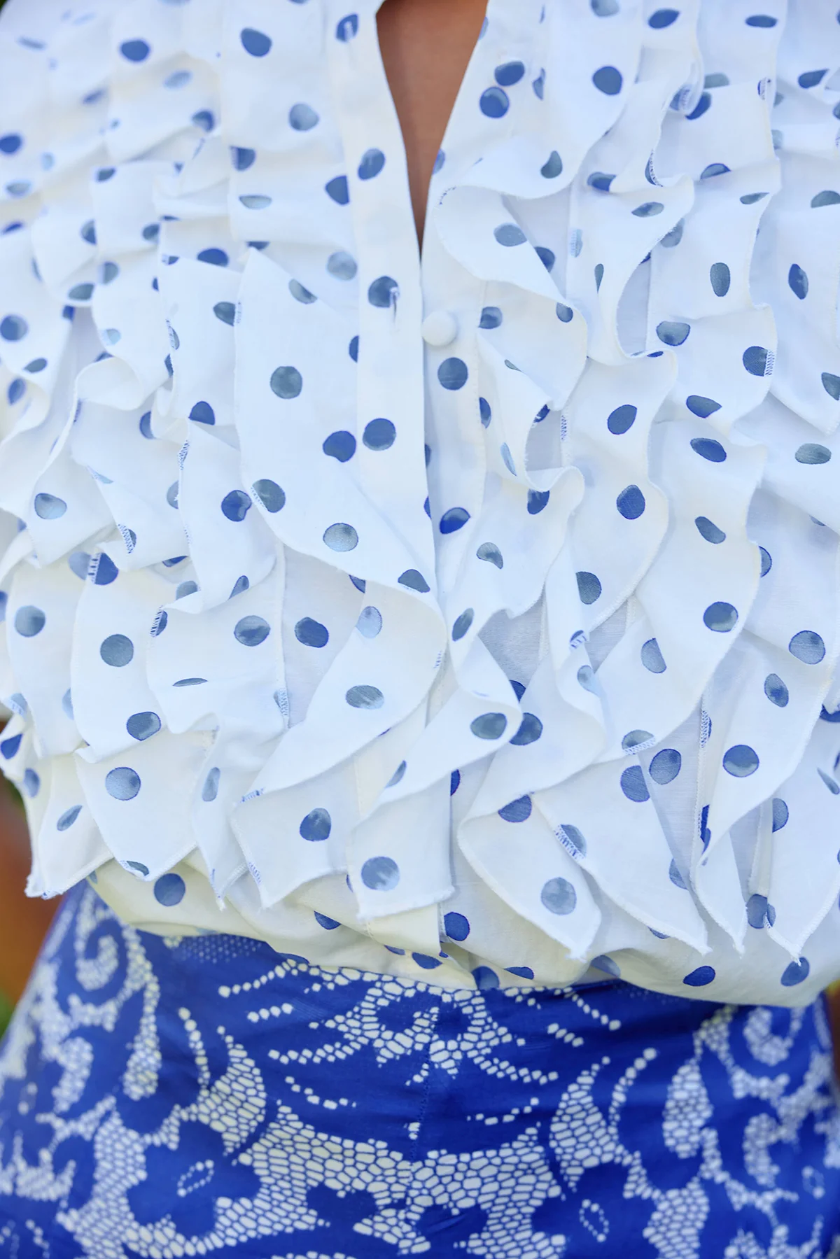 MAVIS BLOUSE ANTIQUE ROYAL - Image 4