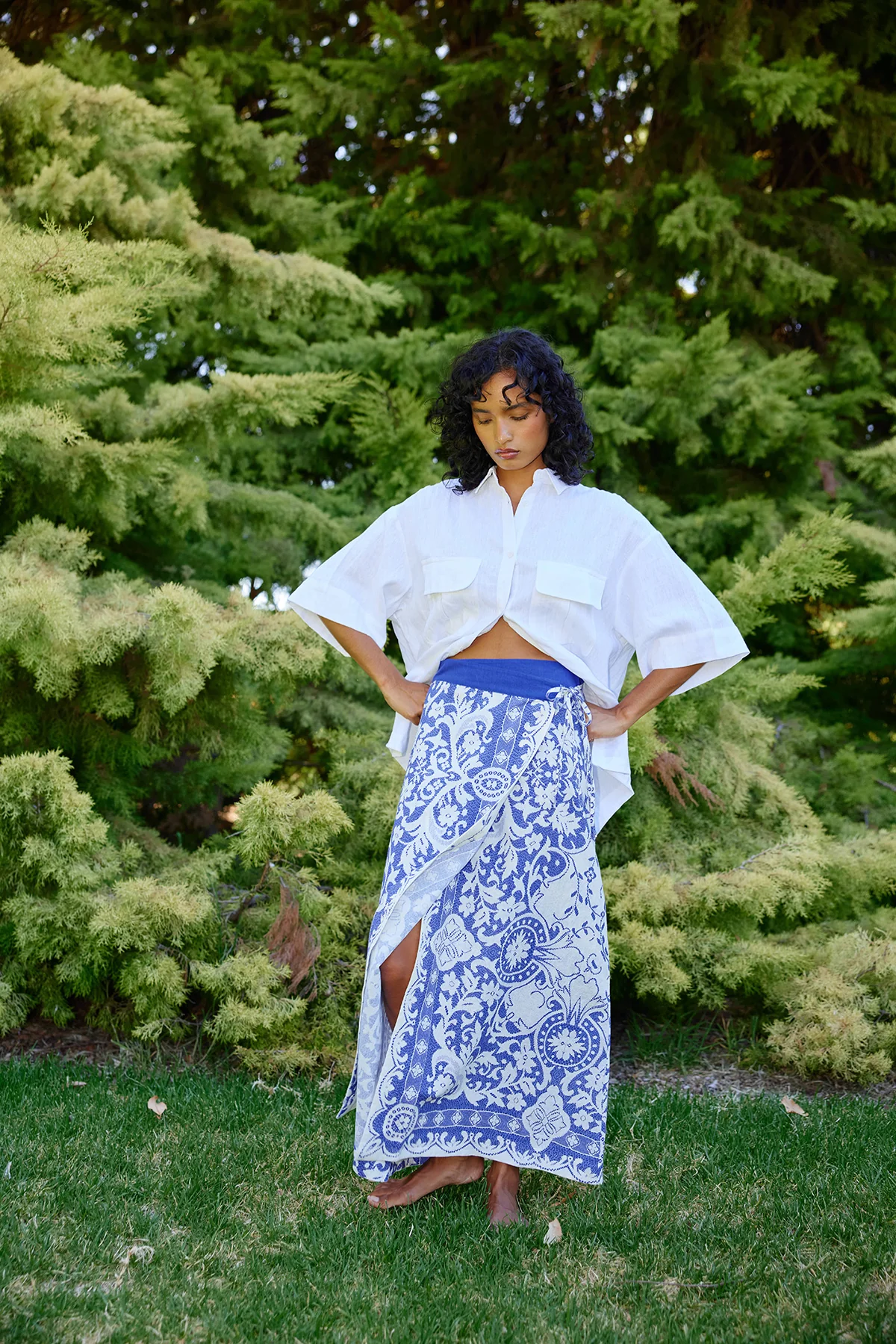 TANSY SKIRT ANTIQUE ROYAL - Image 4